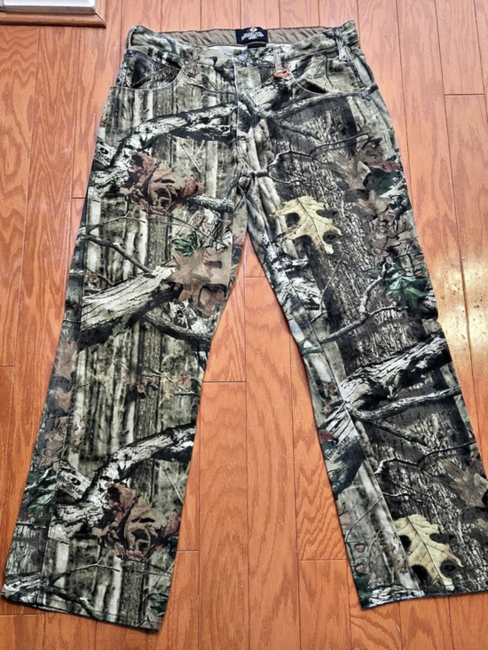 Mossy Oak Infinity Camo Cargo Pants in Green & Brown 36/32 Like New